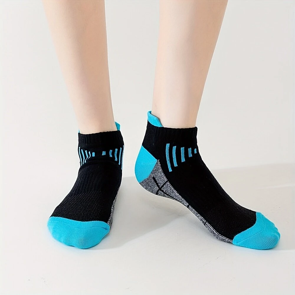 (image for) 6 Pairs Men's Ankle Socks, Anti Odor & Sweat Absorption Breathable Cotton Low Cut Socks Mens Sport Socks for Outdoor Running Cycling Hiking Wearing All Seasons Wearing