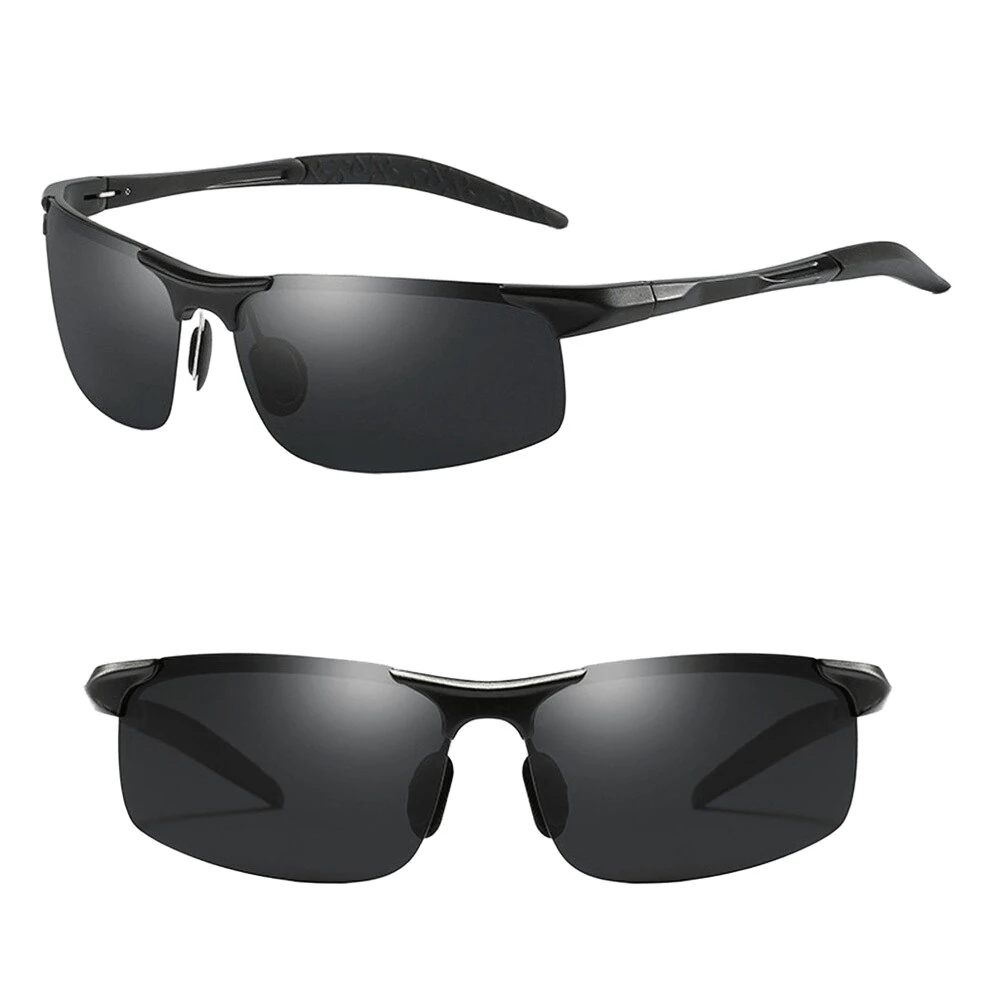 (image for) Classic Men Polarized Sunglasses Lightweight UV400 Protection Anti-Glare Sun Eyewear Glasses for Outdoor Climbing Fishing Travel